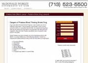 Houston Pradaxa Lawyers - McDonald Worley P.C.